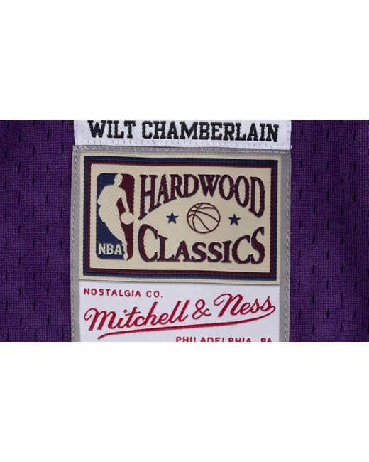 Mitchell & Ness Black Nba Swingman Jersey "Nba La Lakers 71-72 Wilt Chamberlain" Smjygs18445 Lalpurp71Wcm" for men
