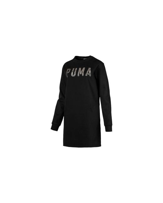 PUMA Black Athletic Dress Fleece Metalicash" 851868 01"