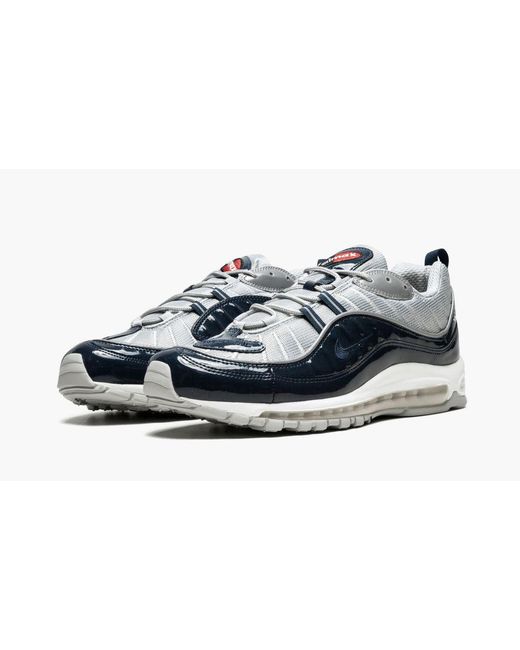 Nike Leather Air Max 98 Supreme In Black For Men Lyst