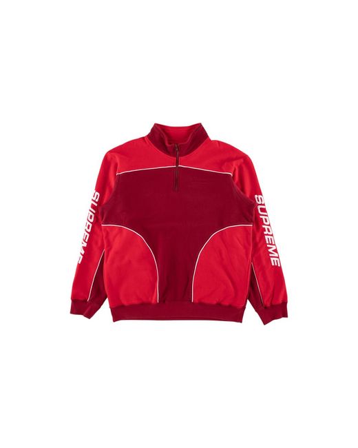 speedway half zip sweatshirt
