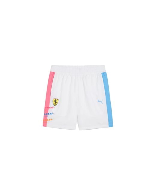 PUMA Black Ferrari Miami T7 Shorts 7" 633407 03" for men