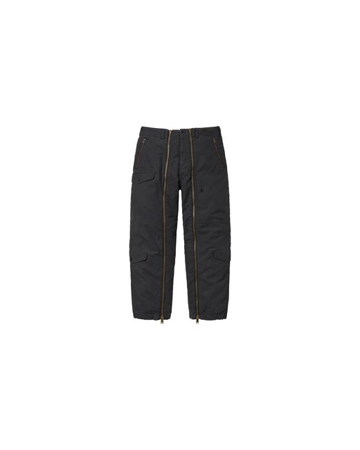 Supreme Black Alpha Industries Cotton Flight Pants "Fw23