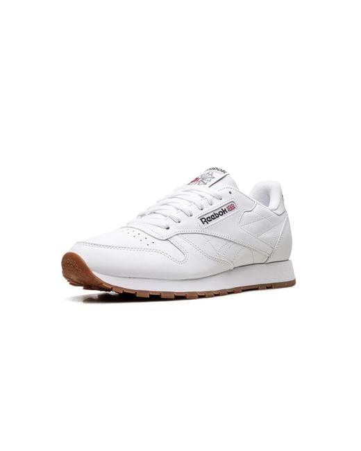 Reebok White Classic Leather 49797" for men
