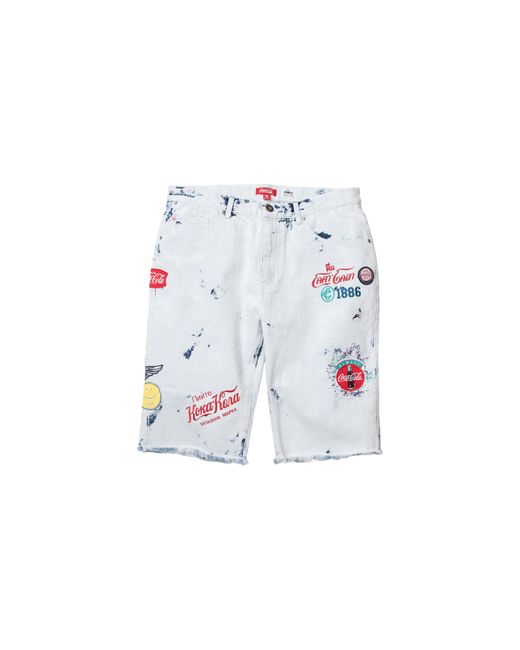 Staple Black Coca-Cola Always Denim Shorts 1902D5318" for men