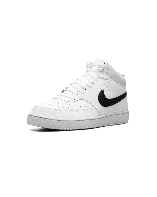 Nike Black Court Vision Mid "Next Nature" Dn3577 101" for men