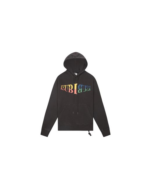 Ksubi Black Crossroads Biggie Hoodie "Faded" Mps24Fl012" for men