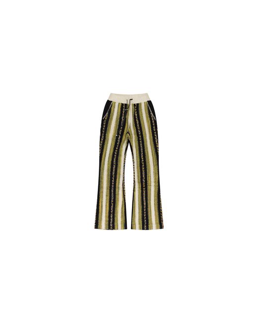 Amiri Black Braided Bandana Stripe Pant Ss22Mkp001_Yellow" for men