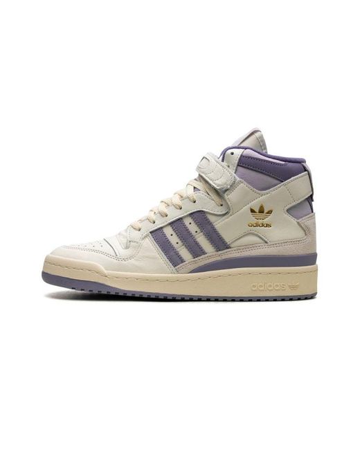 Adidas Black Forum 84 High "off White Silver Violet" Shoes for men