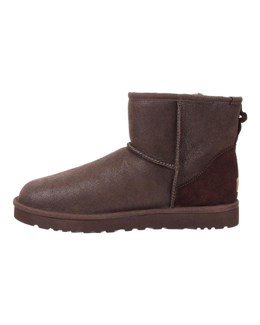 Ugg Brown Classic Mini Bomber Fleece Lined "Chocolate" 1007307 Bjc" for men