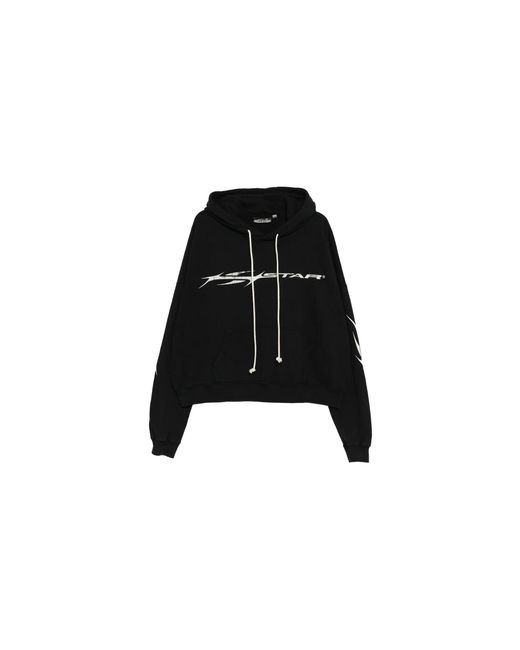 HELLSTAR Black Hstar Hoodie Hsr160" for men