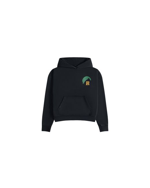 Rhude Black Ssense Exclusive Moonlight Hoodie "Vintage" Rhps24Ho07826610" for men