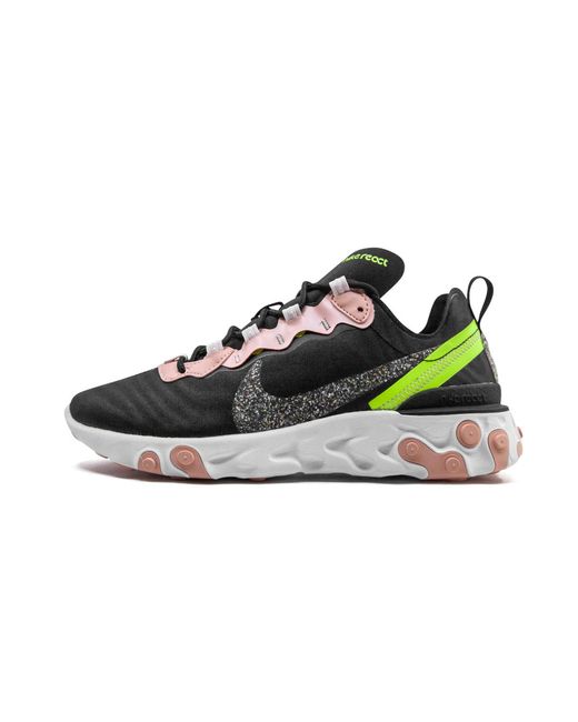 Nike Black React Element 55 Prm Mns Coral Stardust" Cd6964 002"