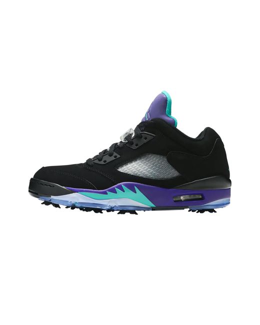 Nike Black Air 5 Golf Grape" Cu4523 001" for men