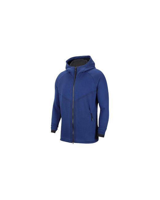 Nike Blue Sportswear Tech Pack Windrunner Full Zip Hoodie Cj5147 492" for men