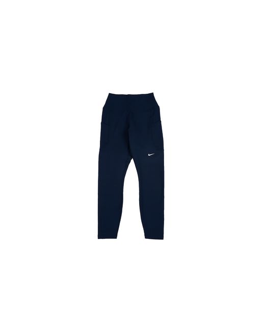 Nike Black One High-Waisted 7/8 Leggings With Pockets "Midnight Fn3241 413"
