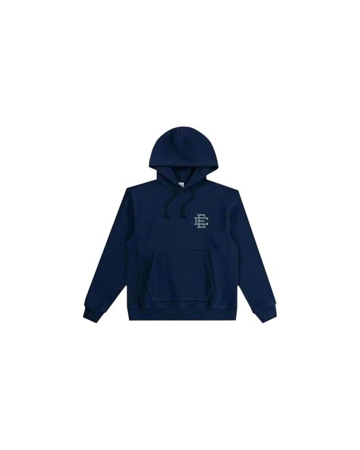 Eric Emanuel Blue Ee Basic Hoodie "Swarovski for men