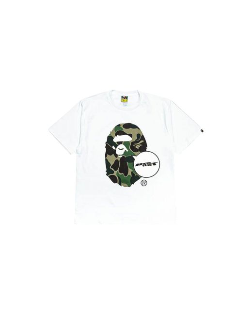 A Bathing Ape Black Hypefest Ape Head Logo Short Sleeve T-Shirt for men