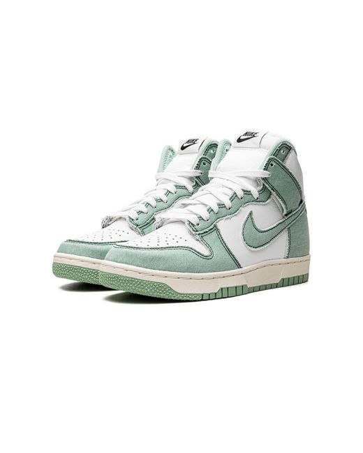 Nike Dunk High 1985 Mns "green Denim" Shoes