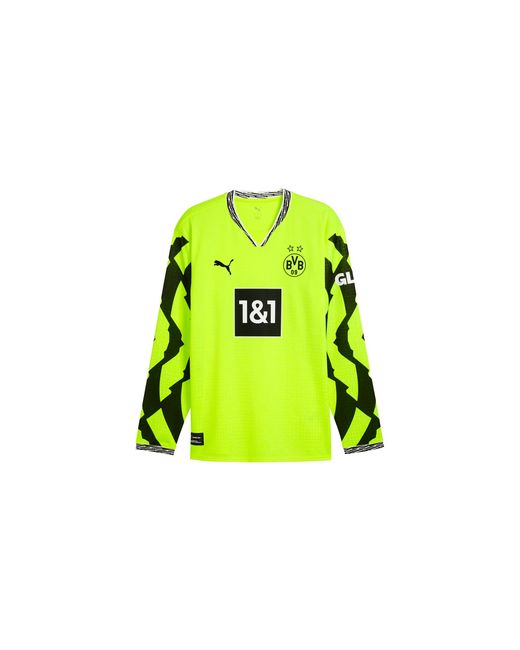 PUMA Green Bvb Anniversary Culture Jersey Long Sleeve 778750 04" for men