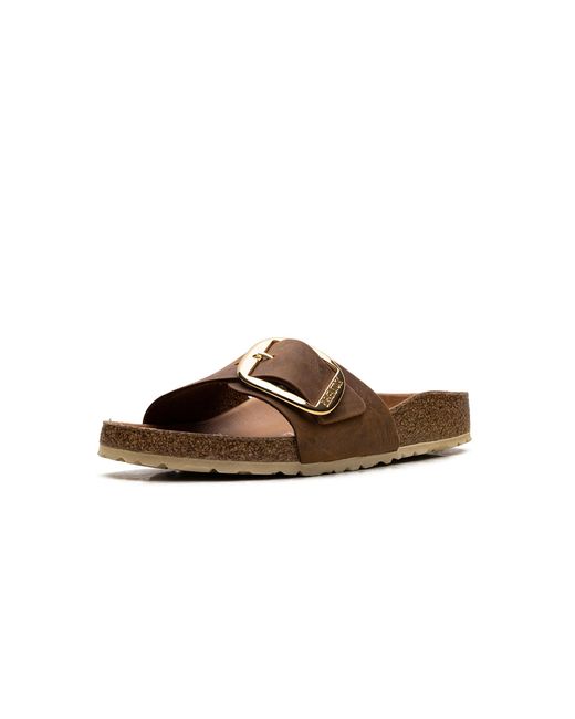 Birkenstock Black Madrid Big Buckle "Cognac" 1006525"