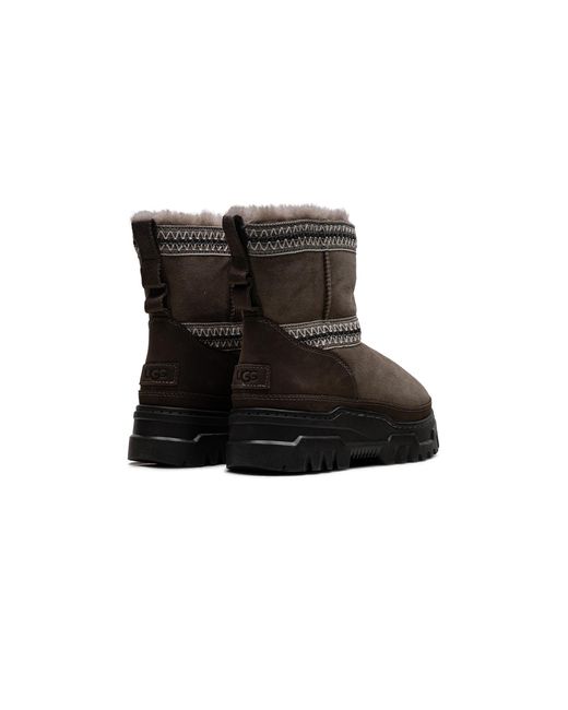 Ugg Black Classic Mini Trailgazer Boot "Hickory" 1158322 Hck"