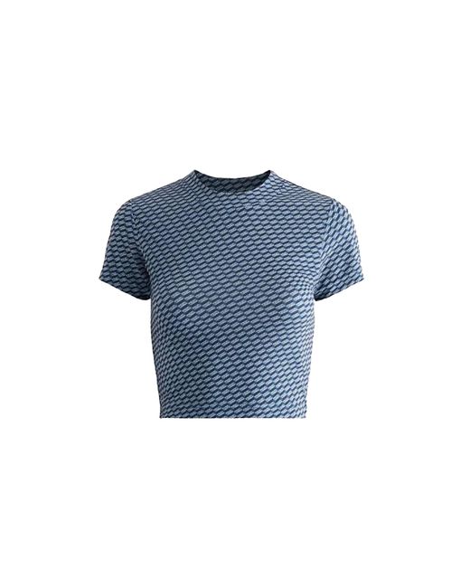 Kith Blue Mulberry Sheer Monogram T-Shirt 205"