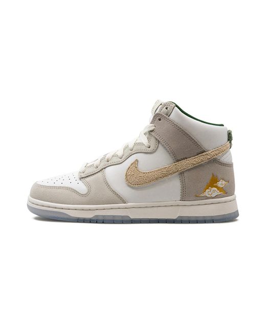 Nike Gray Dunk High Prm "Lunar New Year" Fd0776 100" for men
