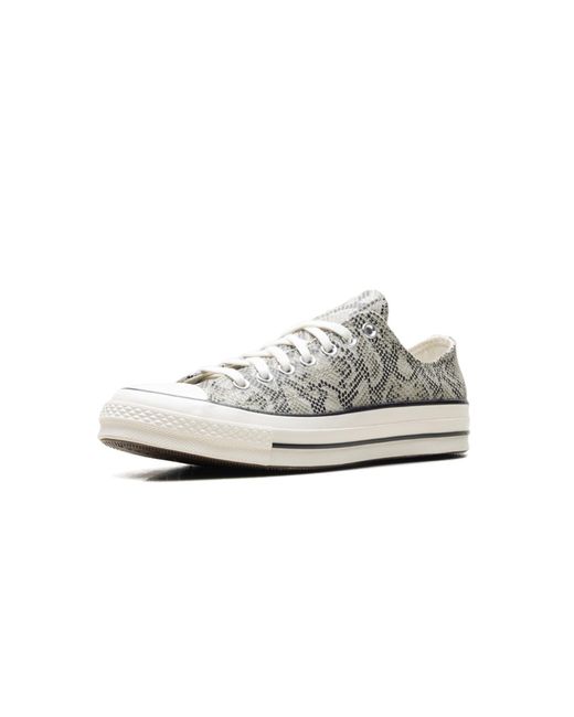 Converse Black Chuck 70 Low "Snake Pale Surplus Egret A13434C" for men