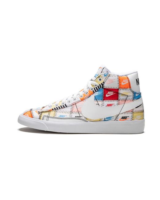men's nike blazer mid patchwork casual shoes