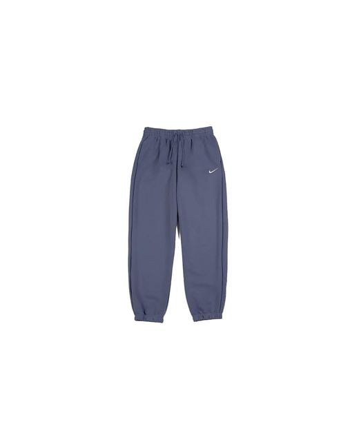 Nike Blue Nsw Phoenix Fleece High-Waisted Oversized Tracksuit Bottoms "World Sail" Fz5996 499"