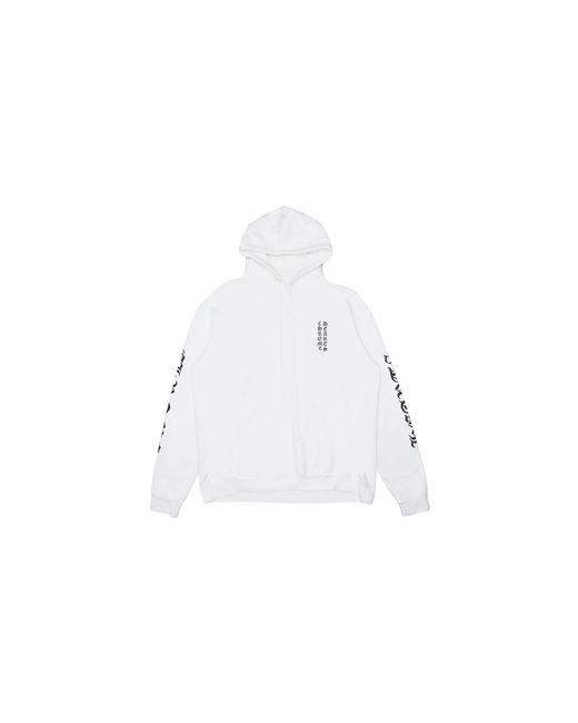 Chrome Hearts Black Pullover Hoodie Logo Print Chrm0049" for men