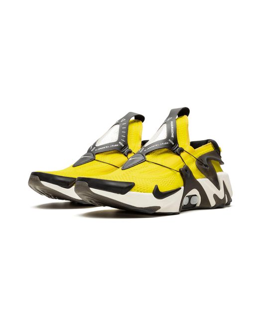 Nike Black Adapt Huarache "opti Yellow" Shoes