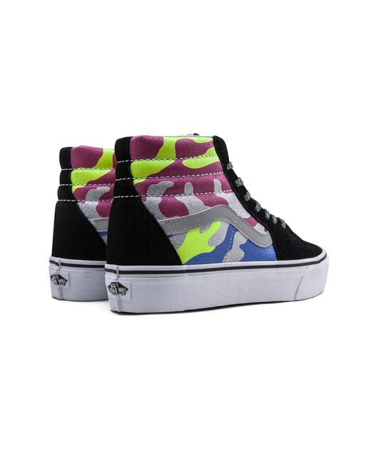 Vans Black Sk8-Hi Platform 2 "After Dark Camo" Vn0A3Tkntur" for men