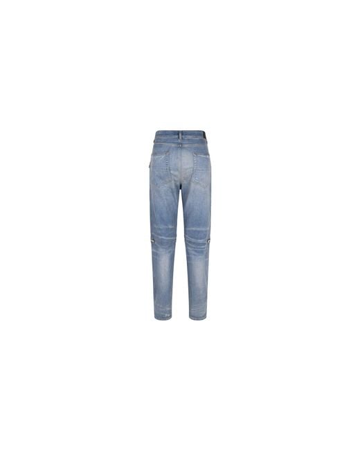 Amiri Black Mx2 Plaid Straight-Fit Jeans "Clay Mds194 481" for men