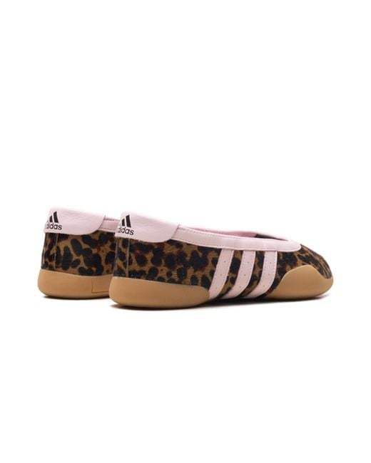 Adidas Black Taekwondo Mei Ballet "Leopard Print Clear" Ki0159"