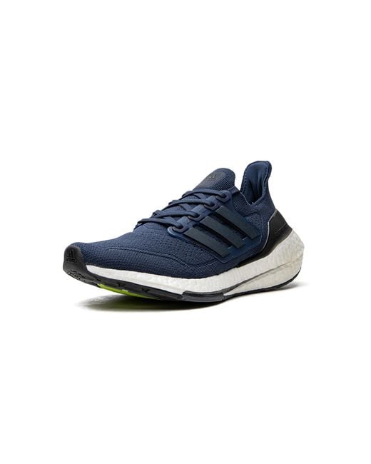 Adidas Blue Ultraboost 21 "Crew" Fy0350" for men