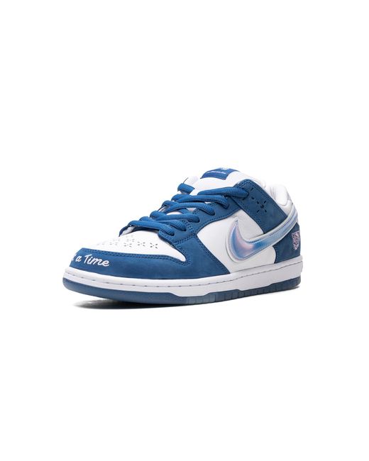 Nike Blue Sb Dunk Low "Born X Raised" Fn7819 400" for men