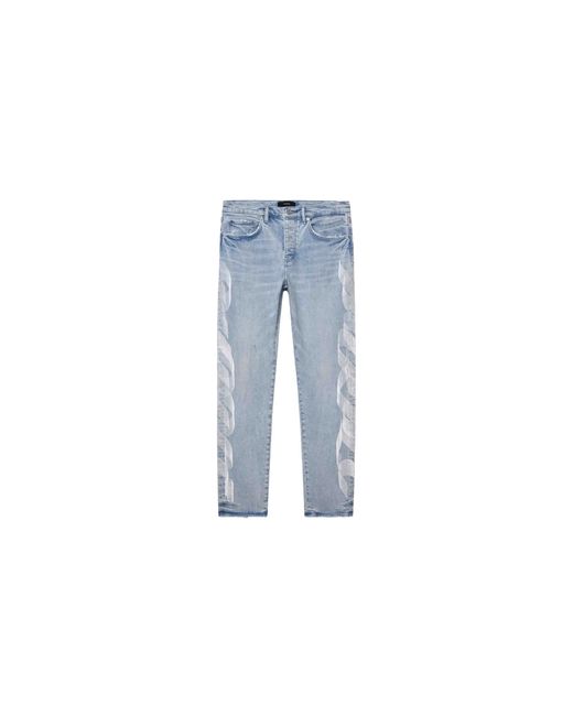 Purple Brand Black P005 Embroidered Logo Jeans "Light" P005 Leml226" for men