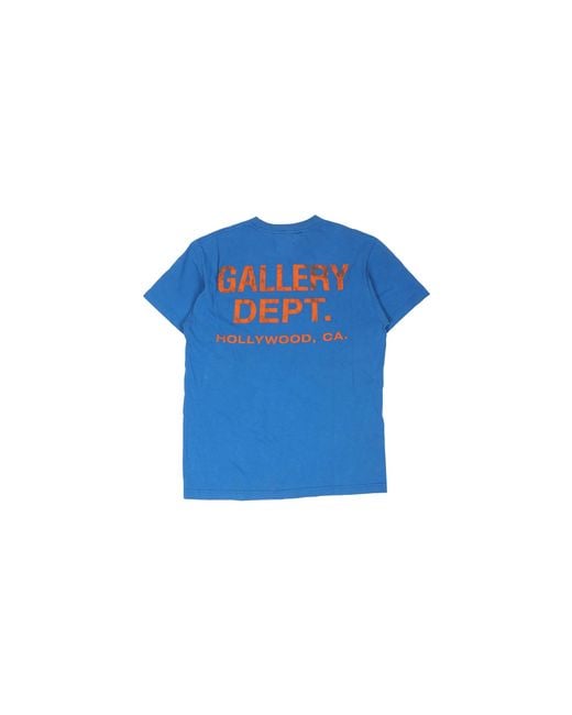 GALLERY DEPT. Blue Vintage Souvenir T-Shirt Gd Vst 1052" for men