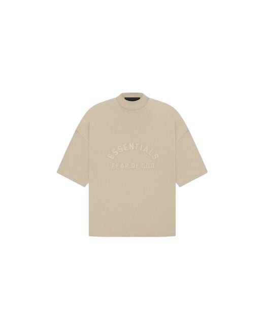 Fear Of God Black Short-Sleeve T-Shirt "Dusty" 125Sp232005F" for men