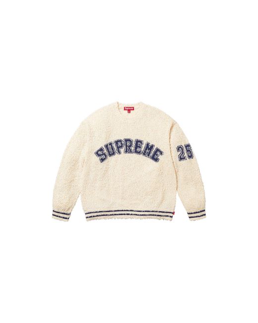 Supreme Black Textured Arc Sweater "Fw25