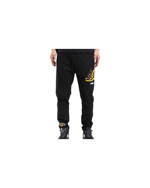 Pro Standard Black Nba Los Angeles Lakers Mash Up Logo Sweatpants Bll454290 Blk" for men