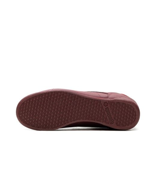 Reebok Red F/S Lo "Burgundy" Gz8654"