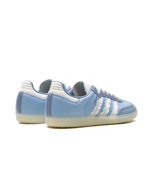 Adidas Blue Samba "Ruffle Stripes