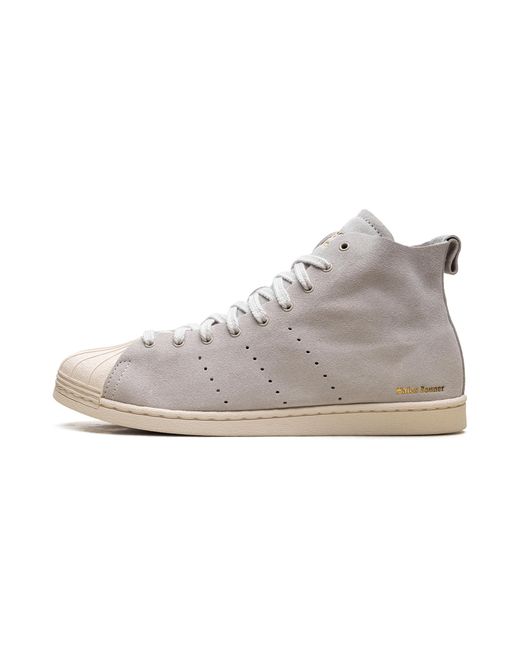 Adidas Gray Superstar Hi "Wales Bonner for men