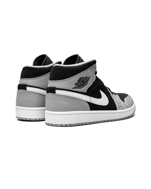 Nike Black 1 Mid Se "Elephant Print" Dm1200 016" for men
