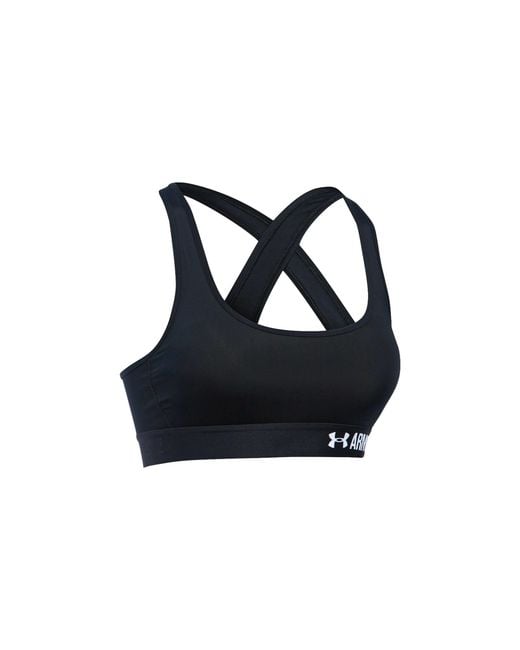 Under Armour Black Crossback Sports Bra 1276503 001"