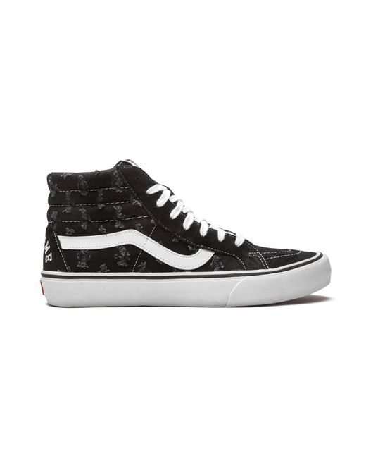 Vans Black Sk8-Hi "Supreme for men