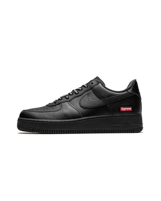 Nike Black Air Force 1 Low "Supreme for men