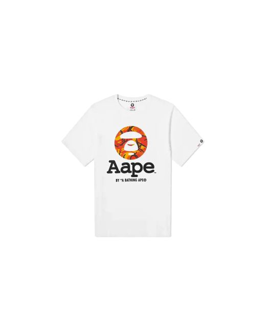 A Bathing Ape Black Aape Og Moonface T-Shirt Camo" B762Da4F" for men